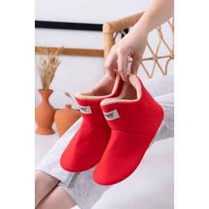 Unisex Içi Yünlü Ev Pandufu Ev Botu Ev Ayakkabısı