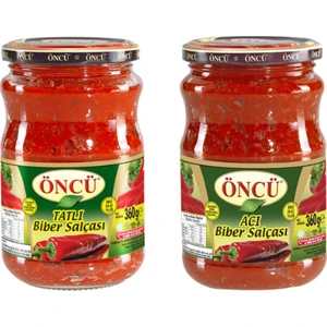 Acı-Tatlı Biber Salçası Cam 360 gr