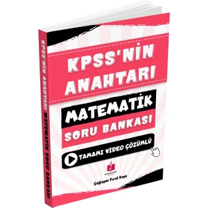 Anahtar Kitaplar Yayınevi KPSS'nin 2023 Anahtarı Matematik Tamamı Video Çözümlü Soru Bankası