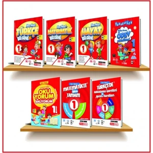 Kırmızı Beyaz Yayınlar 1.Sınıf  2.Dönem Seti Yeni Nesil 7 Kitap