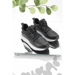 Siyah Paraşüt  Kadın Sneaker K01228086067