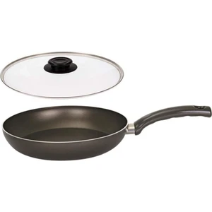 Teflon Tava 20 cm Cam Kapaklı