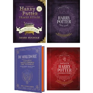 Harry Potter Yemek Kitabı - Büyü Kitabı - Dumbledore - Canavarlar Rehberi (Ciltli)