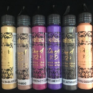 Boya 3D Boncuk Boya 6 Lı Set-2 / Boyutlu Boya 25 ml x 6 Adet 3D Boncuk Boya Set - Boyutlu B