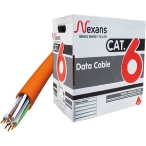 Cat 6  Network Data Internet ve Veri Iletim Kablosu 305 M ( Turuncu)