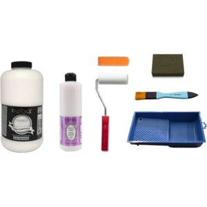 Boya Cadence 2 Litre Antik Beyaz Boya 500ML Parlak Vernik Set