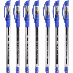 EKS Ticaret Faber Castell 1425 Mavi Iğne Uçlu Tükenmez Kalem 7'li