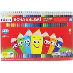 36LI Kuru Boya Tam Boy Karton Kutu 36 Renk