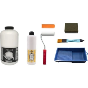 Boya Cadence 2 Litre Eskimiş Beyaz Boya 500ML Yarımat Vernik Set Cadence