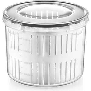 Fresh Box Süzgeçli Saklama Kabı -2500 ml