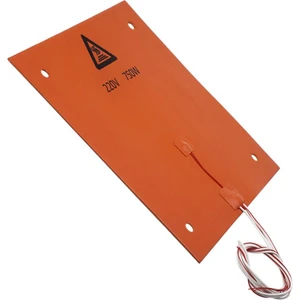 310*310*3MM 7500V Silikon Isıtma Ped 3D Yazıcı Isıtmalı Yatak Büyük Plaka 310X310X3MM750W (Yurt Dışından)
