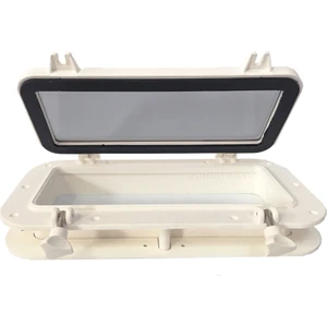 Marin Tekne Lumboz Içten Montaj Abs Plastik Diktörtgen 40X20CM Beyaz