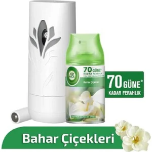 Air Wick Freshmatik Makine + 250ML Bahar Çiçekleri Sprey + Pil