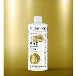Trend M.a.c Hobi Boyası Metalik 902 - Altın 500 ml