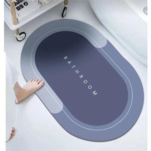 Fsm Diatom 3.5 mm 40X60 Oval Süper Su Emici Banyo Paspası Diyatom Abdest Paspası