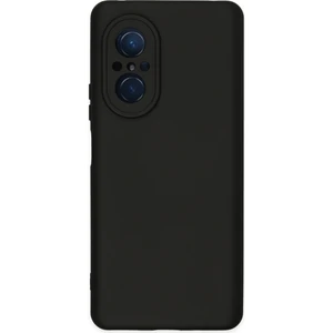 Case World Caseworld Huawei Nova 9 Se Kapak Içi Kadife Kamera Korumalı Lansman Silikon Kılıf - Siyah
