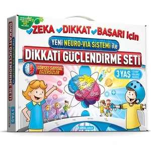 Adeda Yayıncılık 3 Yaş Dikkat Güçlendiren Set - 3 Yaş Için Dikkat Güçlendirme