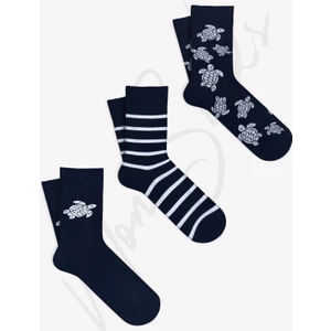 Mono Socks 3lü Kaplumbağa Desenli Çorap