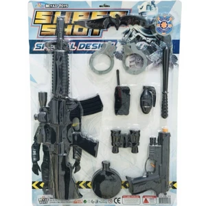 Özdemir Toys Büyük Boy Polis Seti 9 Parça Ekipman ile Göreve Hazır Oyuncak