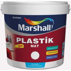 Plastik Mat Su Bazlı Iç Duvar Boyası 2.5 Lt Gelin Teli - Silinebilir Mükemmel Matlık Örtücülük