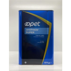 Super Mavi Antifriz (Konsantre) 16 kg 2022 Üretim Opet