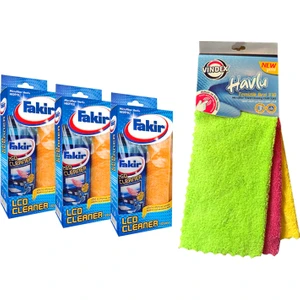 LCD Temizleyici 3'lü + Mikrofiber Havlu Bez 3'lü