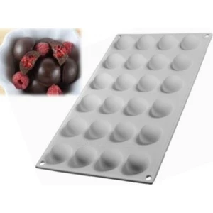 Tinky Winky Silikon Kek Kalıbı 24 Lü Yarım Küre