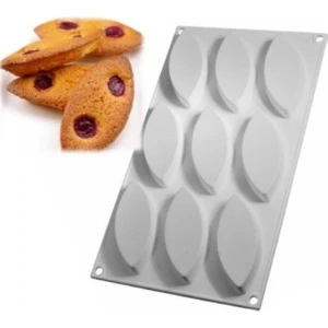 Tinky Winky Silikon Kek Kalıbı 9 Lu Büyük Mekik