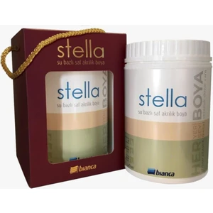Stella Su Bazlı Saf Akrilik Boya 1lt 1087 Kırık Beyaz