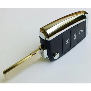 Skilit Samsun Oto Kilit Seat Leon Ibiza Toledo 2013+ Krom Anahtar Kumanda Kabı Logolu