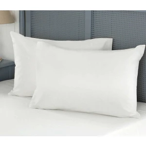 Snr Home Collection 2'li Fermuarlı Pamuklu 50X70 Beyaz Yastık Kılıfı