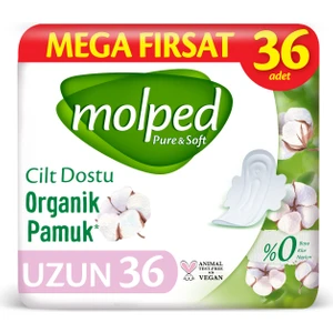 Pure&Soft Hijyenik Ped Mega Uzun 36 Adet