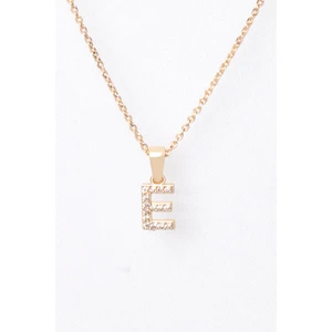 Sortie Aksesuar Zirkon Harf Kolye 001 E