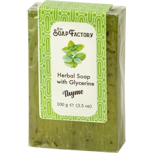 The Soap Factory Gliserinli Kekik Sabunu 100 g - Kekik Yağı ve Gliserin İçerir - Derinlemesine Temizlik - Cildin Nem Dengesini - Mükemmel Cilt Bakımı