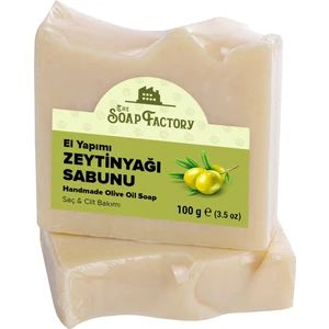 The Soap Factory İpek Seri El Yapımı Zeytinyağı Sabunu 100 g - Vegan - Lüks - Bütün Cilt Tiplerine Uygun - Soğuk Sıkım - Üstün Cilt Bakımı