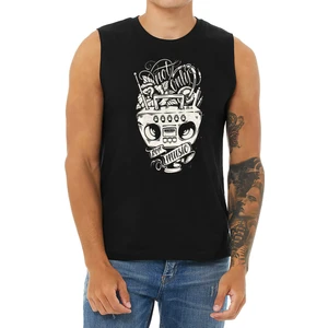 Music Tank Top Kolsuz Sporcu Tshirt