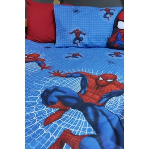 Snr Home Collection Örümcek Adam Pamuklu Tek Kişilik Çocuk Odası Lastikli Çarşaf Takımı