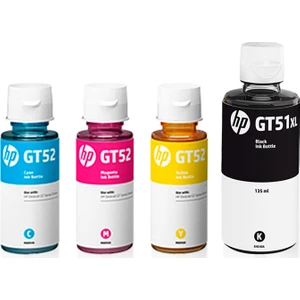 GT51XL Z4B53A Orjinal 4 Renk Mürekkep Seti AIU7A24