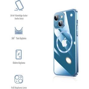 Kip GSM Apple iPhone 14 Kılıf Kamera Korumalı Magsafe Tam Koruyucu Kılıf