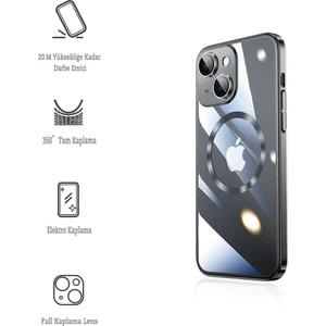 Kip GSM Apple iPhone 14 Plus Kılıf Kamera Korumalı Magsafe Tam Koruyucu Kılıf