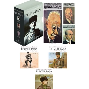 Tek Adam 3 Cilt - Enver Paşa 3 Cilt - İkinci Adam 3 Cilt / 9 Kitap Set - Şevket Süreyya Aydemir