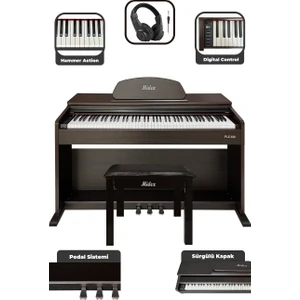 PLX-190SR Gül Ağacı Dijital Piyano 88 Tuşlu Hammer Action ve Tuş Hassasiyeti