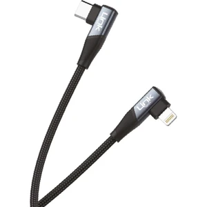 Linktech K596 27W Type-C - Lightning 90 Derece Data/şarj Kablosu 1.5mt