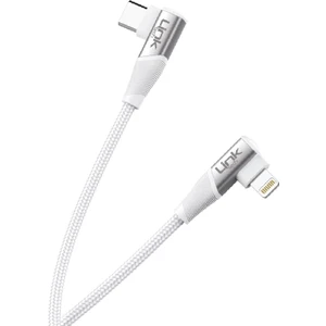 Linktech K596 27W Type-C - Lightning 90 Derece Data/şarj Kablosu 1.5mt
