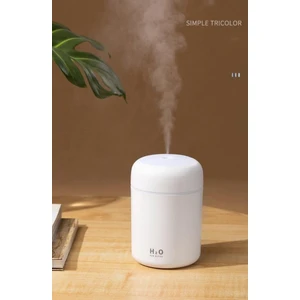 H2O Humidifier 300 ml Ulrasonik Hava Nemlendirici Buhar Makinesi ve Aroma Difüzörü