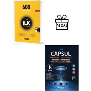 Hız Yayınları LGS 8.sınıf 1.dönem 600 Soruda Ilk Tekrar ve Capsul Deneme