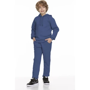 Unisex Reglan Kol Kapüşonlu Içi Polarlı Takım