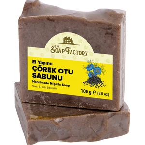 The Soap Factory İpek Seri El Yapımı Çörek Otu Sabunu 100 g - Vegan - Lüks - Bütün Cilt Tiplerine Uygun - Soğuk Sıkım - Üstün Cilt Bakımı - Bitkisel
