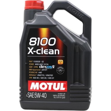 Motul 8100 X-Clean 5W40 5 Litre Fiyatı - Taksit Seçenekleri