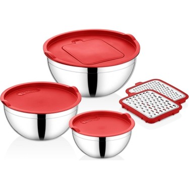 Falez Cookcase 9 Parça Akasya Rendeli Çelik Saklama Kabı Fiyatı